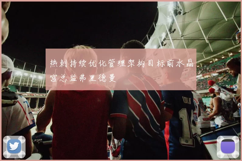 热刺持续优化管理架构目标前水晶宫总监弗里德曼