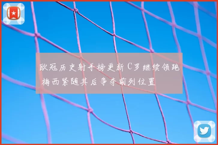欧冠历史射手榜更新 C罗继续领跑 梅西紧随其后争夺前列位置